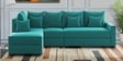 Ginny Fabric Rhs 6 Seater Sectional Sofa In Sea Green Colour