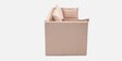 Giovanni Velvet 3 Seater Sofa Cum Bed In Peachy Pink Colour