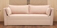 Giovanni Velvet 3 Seater Sofa Cum Bed In Peachy Pink Colour