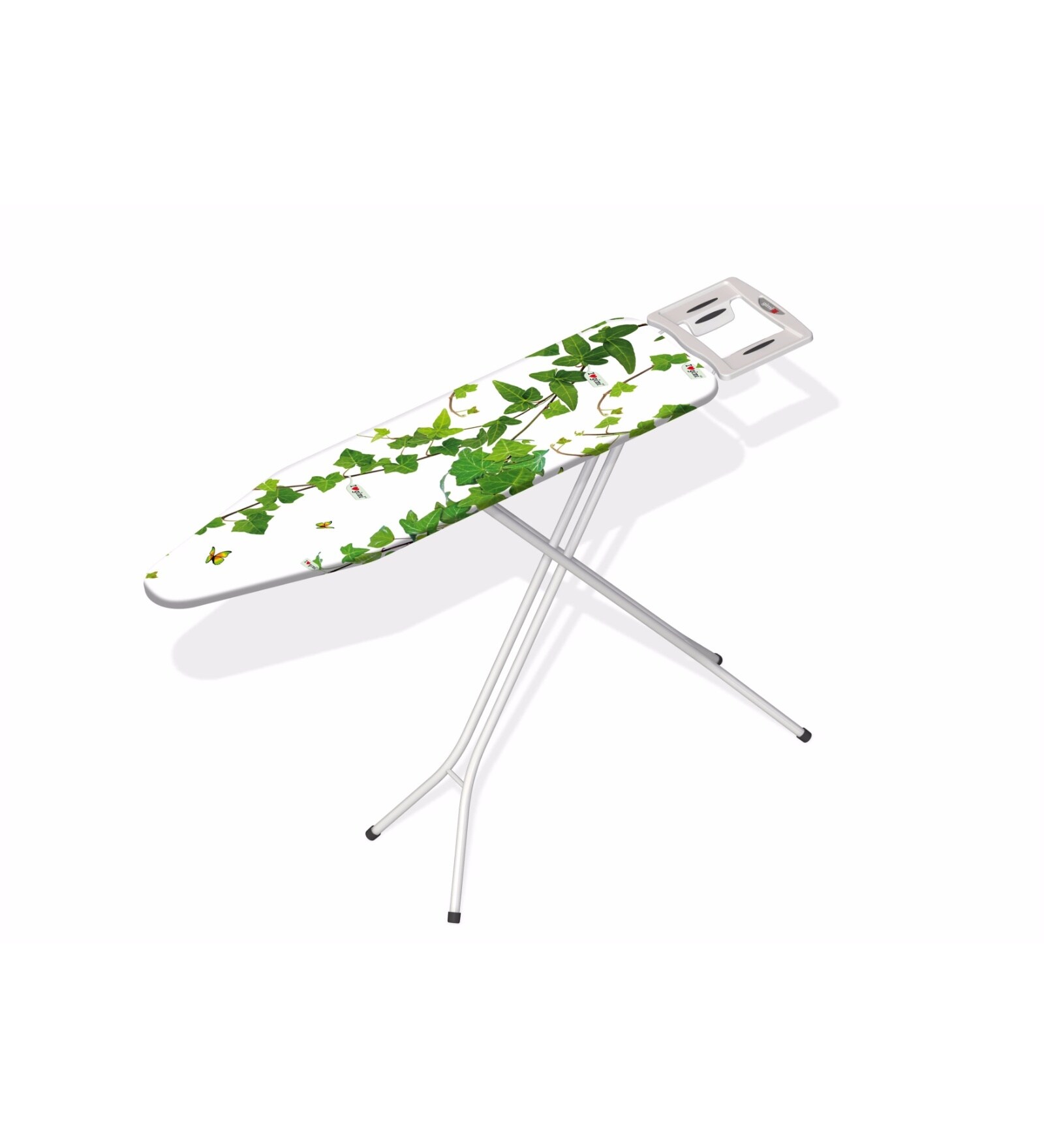 Steel Ironing Board With Iron Holder in Green
