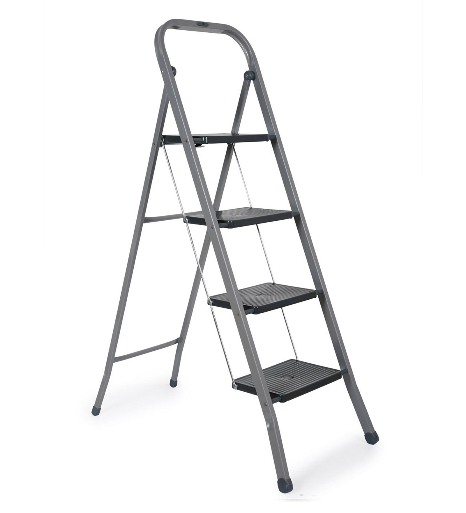 4 Steps 4.2 ft Mild Steel Step Ladder