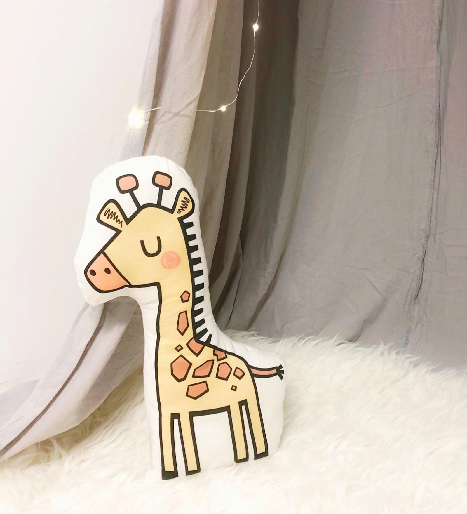 Giraffe Shaped Cushion