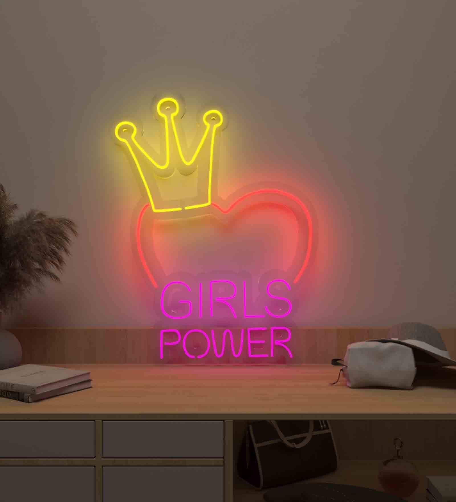 Girls Power Neon LED Light
