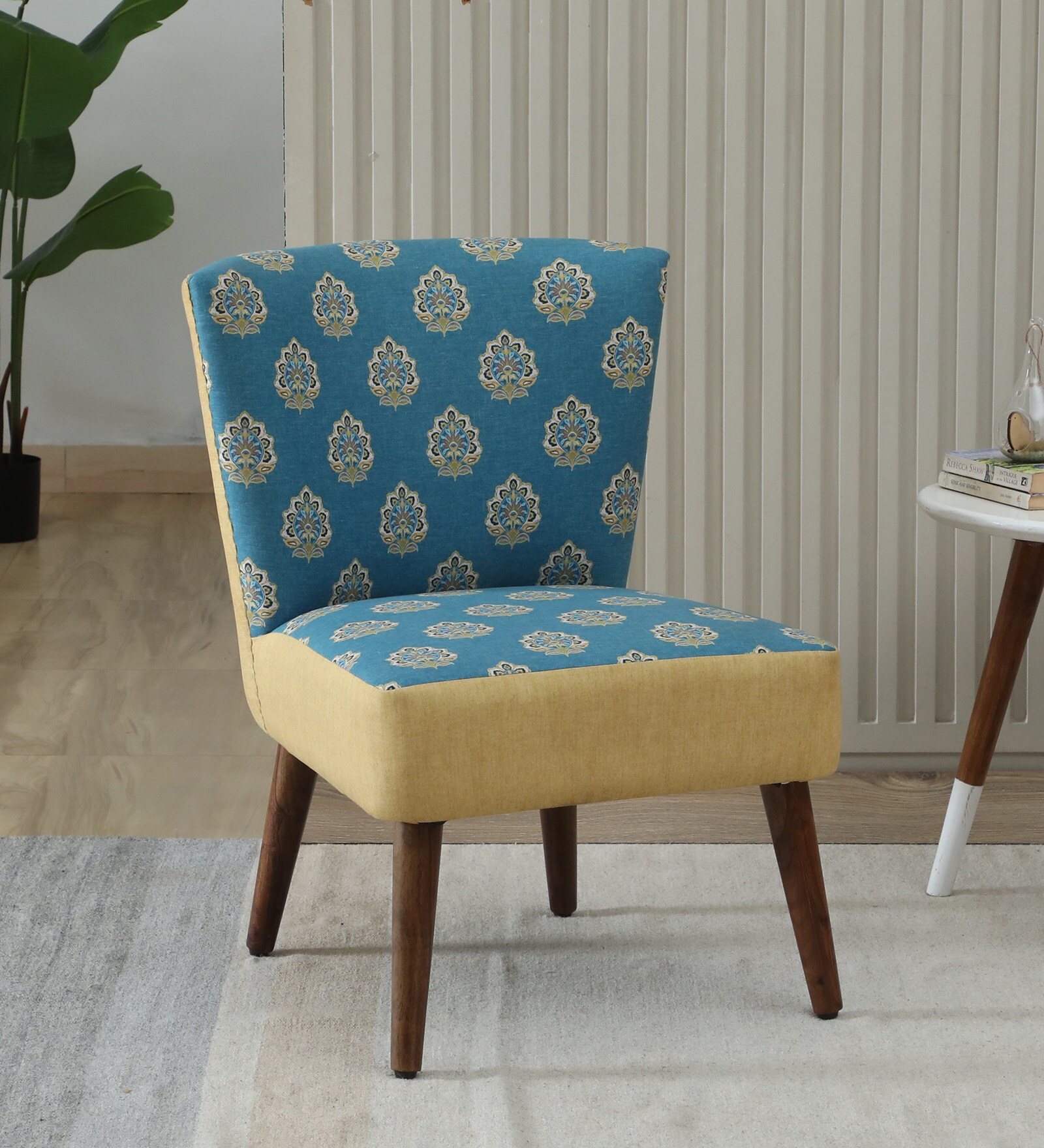 Viraasat Sofa Chair In Blue Colour