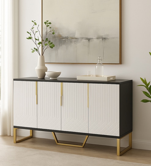 Gilded Edge Sideboard in Lacquer Die Finish