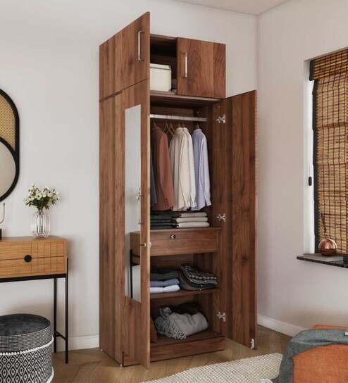 Pepperfry deals wooden wardrobe