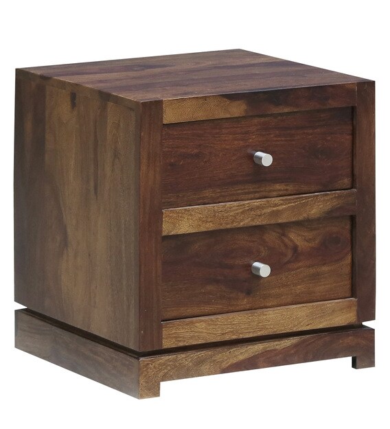 Buy Gilliane Solid Wood Bedside Chest in Provincial Teak Finish
