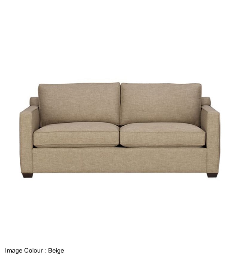 Ginger Fabric Sofa with high back by Mudramark Online Three Seater