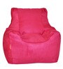 Lush XXL Disney Chair Filled With Beans in Ruby Pink Colour