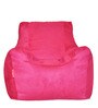 Lush XXL Disney Chair Filled With Beans in Ruby Pink Colour
