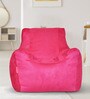 Lush XXL Disney Chair Filled With Beans in Ruby Pink Colour