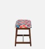 Perch Fabric Bench In Multi Colour