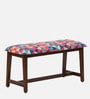 Perch Fabric Bench In Multi Colour