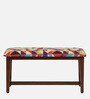 Perch Fabric Bench In Multi Colour