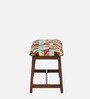 Perch Fabric Bench In Multi Colour