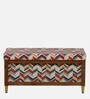 Nihara Fabric Bench In Multi Colour With Storage