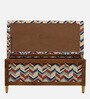 Nihara Fabric Bench In Multi Colour With Storage
