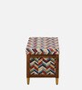 Nihara Fabric Bench In Multi Colour With Storage