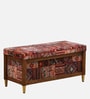 Nihara Fabric Bench In Multi Colour With Storage