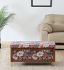 Nihara Fabric Bench In Multi Colour With Storage