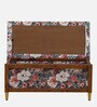Nihara Fabric Bench In Multi Colour With Storage