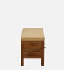 Miko Fabric Bench In Yellow Colour With Drawer Storage