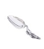 GIBOX Alligator Ice Scoop for Bar Gifts Aluminium Accessory for Home with Silver Finish Barware D cor