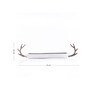 GIBOX Antler Salver Dish Decorative Serving Platter Tray Dining Table Fancy Food Golden Crocodile