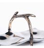 GIBOX Antler Serving 3-Section Tray Decorative Serving Platter Tray Dining Table Fancy Food Golden Crocodile