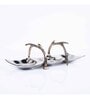 GIBOX Antler Serving 3-Section Tray Decorative Serving Platter Tray Dining Table Fancy Food Golden Crocodile