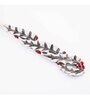 Gibox Berry Leaf Salad Server 2 pieces with Stand Dish For Kitchen Office Dinner Table Top D cor Accent