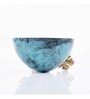 Gibox Cerulean Serving Nut Bowl Decorative Metal Serving Platter Home Gathering Kitchen Party D cor