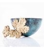 Gibox Cerulean Serving Nut Bowl Decorative Metal Serving Platter Home Gathering Kitchen Party D cor