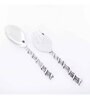GIBOX Climber Salad Server Spoon & Fork Ice Scooper Reusable Bar Accessory for Home Party Serving Spoon 2 pieces