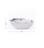 GIBOX Eggplant Dip Bowl Chutney for Food Serving Stylish Ice Cream Snacks Condiments Nuts Fruits