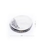GIBOX Encrust Platter Dish Decorative Serving Platter Tray Dining Table Fancy Food Golden Crocodile