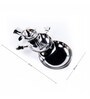 GIBOX Flurry The Snowman 3-Section Dish Decorative Serving Platter Tray Dining Table Fancy Food Golden Crocodile