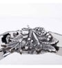 GIBOX Leaf Land Dish Decorative Serving Platter Tray Dining Table Fancy Food Golden Crocodile