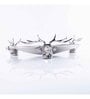 GIBOX Muntjac Salver Platter Decorative Serving Platter Tray Dining Table Fancy Food Golden Crocodile