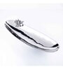 Gibox Oblong Tray Platter Server with Stand Dish For Kitchen Office Dinner Table Top D cor Accent