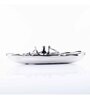Gibox Octa La Portion 3-Section Tray Platter Server with Stand Dish For Kitchen Office Dinner Table Top D cor Accent