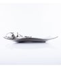 Gibox Octal Block tray Serving Platter Server with Stand Dish For Kitchen Office Dinner Table Top D cor Accent