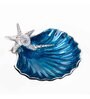 GIBOX Seashell Multi-Utility Bowl Decorative Serving Platter Tray Dining Table Fancy Food Golden Crocodile