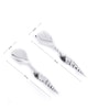 Gibox Shell Salad Server Tray with Stand Dish For Kitchen Office Dinner Table Top D cor Accent