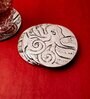 GIBOX Silver Octa Coasters for Dining Set Kitchen Table Home D cor Restaurants Designer (Set of 4)