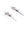 GIBOX Sparrow Salad Server Ice Scooper Reusable Bar Accessory for Home & Bar Party Serving Spoon 2 pieces