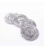 GIBOX Strand Aluminium Coasters Set Kitchen Table Home D cor Restaurants Designer (Set of 4)