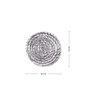GIBOX Strand Aluminium Coasters Set Kitchen Table Home D cor Restaurants Designer (Set of 4)