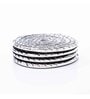 GIBOX Strand Aluminium Coasters Set Kitchen Table Home D cor Restaurants Designer (Set of 4)