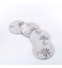 GIBOX The Palm Table Coasters for Dining Set Kitchen Home D cor Restaurants Designer (Set of 4)